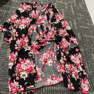 Cute flower robe